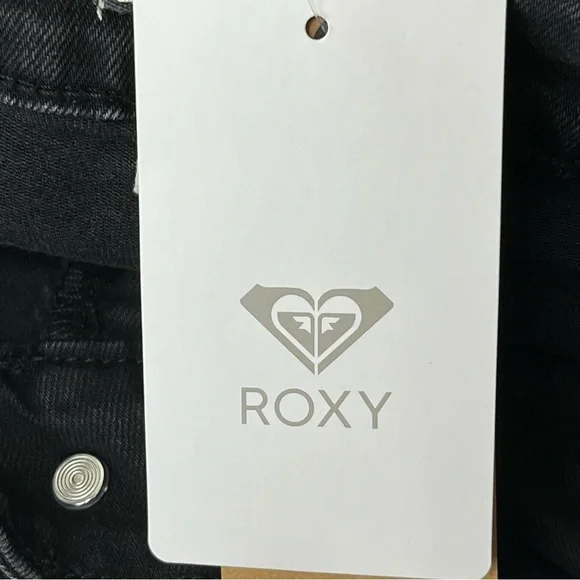 ROXY NWT COOL MEMORY BLACK SKINNY JEANS 26 - Picture 6 of 15